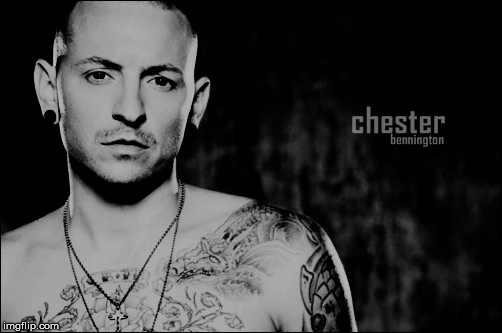 I wish that we could have all listened to those lyrics he sang as a cry for help. Rest in peace, Chester Bennington. | image tagged in chester bennington,linkin park | made w/ Imgflip meme maker