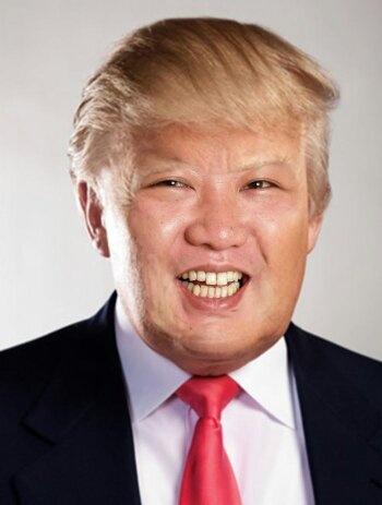 High Quality Trump Kim  Blank Meme Template