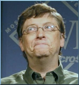 Bill gates grin Blank Meme Template