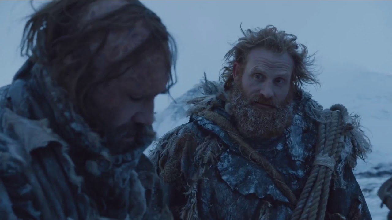 Tormund and the hound Blank Meme Template