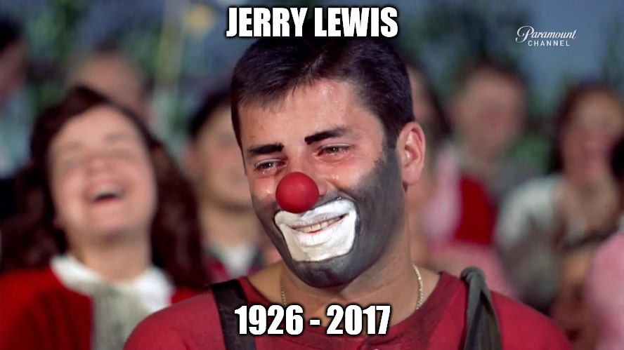 He brought laughter and inspiration to millions | JERRY LEWIS; 1926 - 2017 | image tagged in jerry lewis,rip | made w/ Imgflip meme maker
