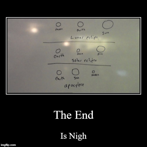 A joke about the recent solar eclipse. My chemistry teacher drew this on  the board :P. - Imgflip