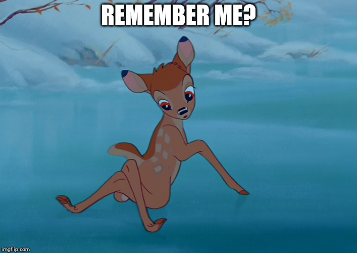  REMEMBER ME? | image tagged in bambi | made w/ Imgflip meme maker