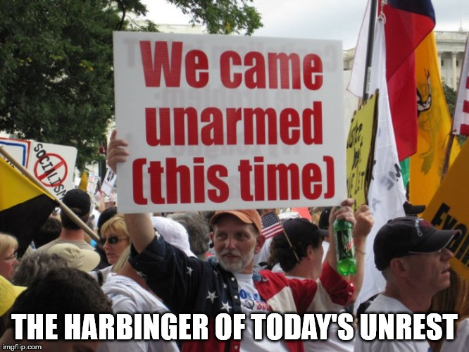 THE HARBINGER OF TODAY'S UNREST | made w/ Imgflip meme maker