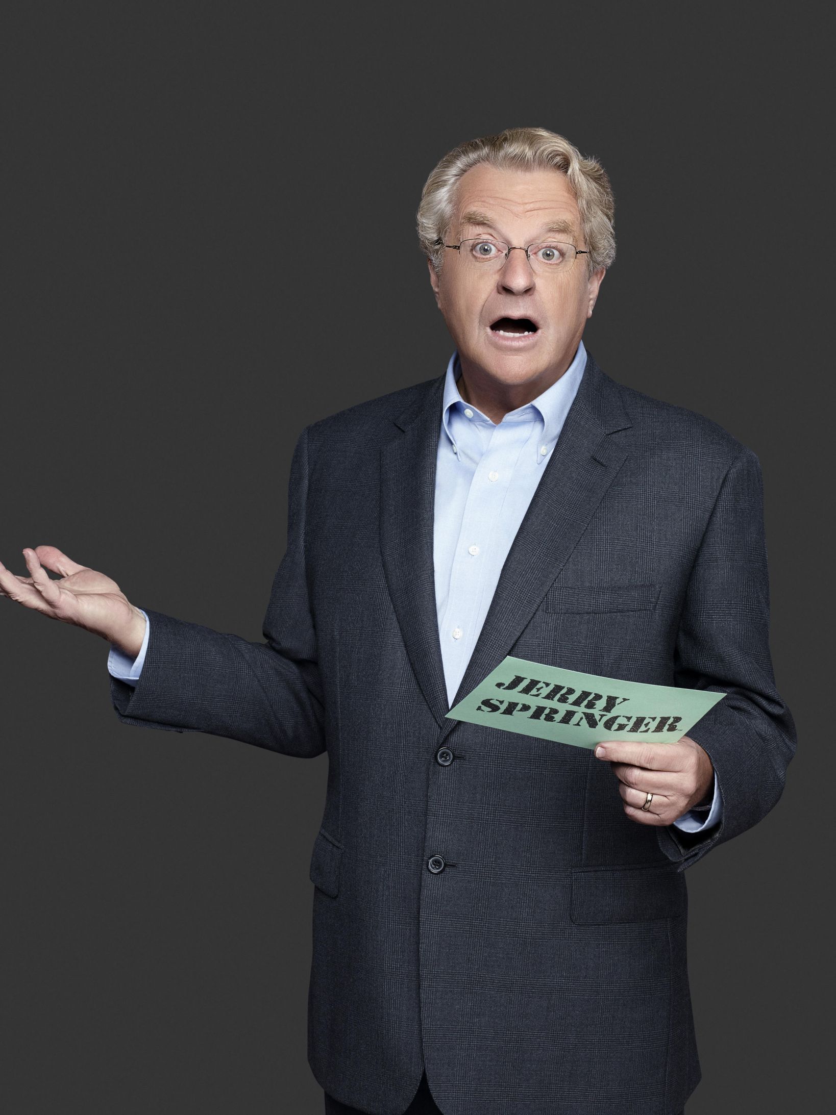 High Quality Jerry Springer Blank Meme Template