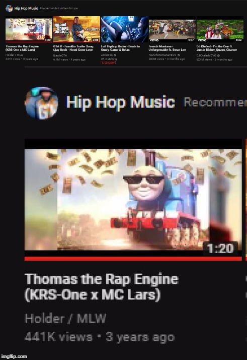 Best Rap. | image tagged in rap,memes,song,thomas the tank engine,funny,why are we still here | made w/ Imgflip meme maker