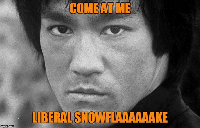 COME AT ME LIBERAL SNOWFLAAAAAAKE | made w/ Imgflip meme maker
