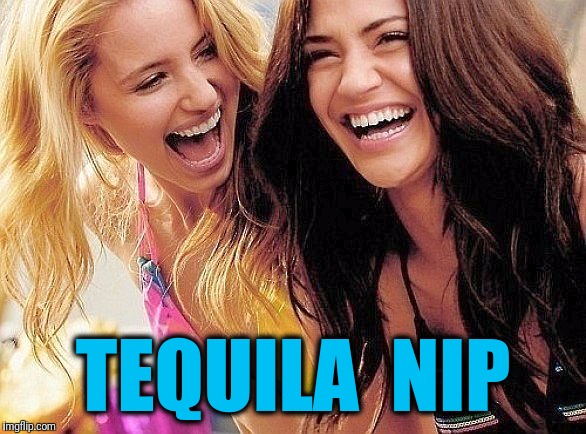 laughing | TEQUILA  NIP | image tagged in laughing | made w/ Imgflip meme maker