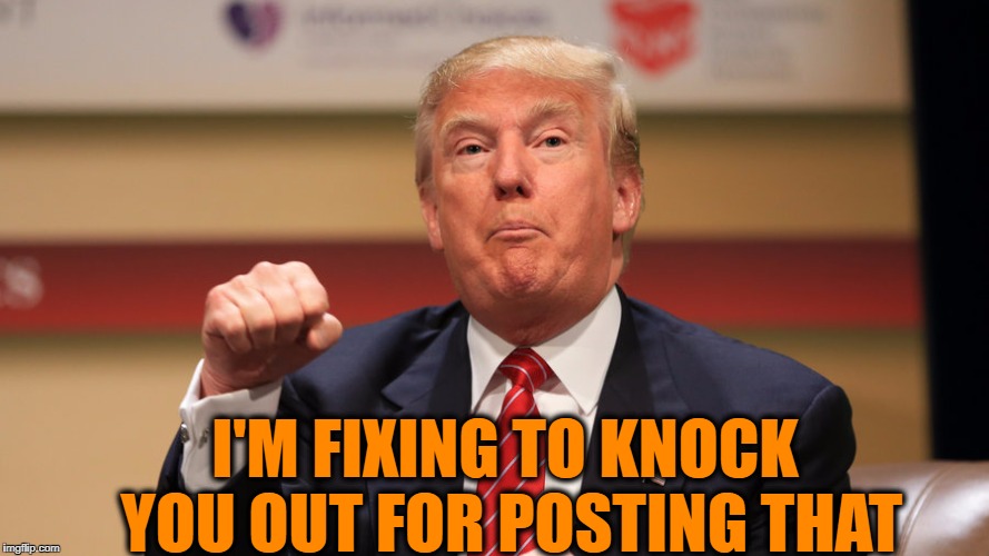 I'M FIXING TO KNOCK YOU OUT FOR POSTING THAT | made w/ Imgflip meme maker