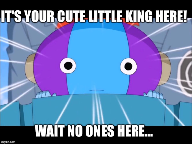 Lonely Zeno | IT'S YOUR CUTE LITTLE KING HERE! WAIT NO ONES HERE... | image tagged in forever alone,dragon ball super,mad | made w/ Imgflip meme maker