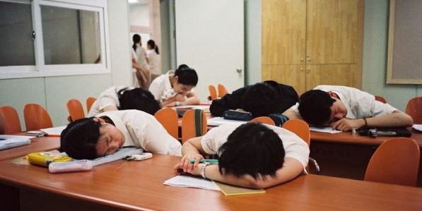 High Quality sleeping in school Blank Meme Template