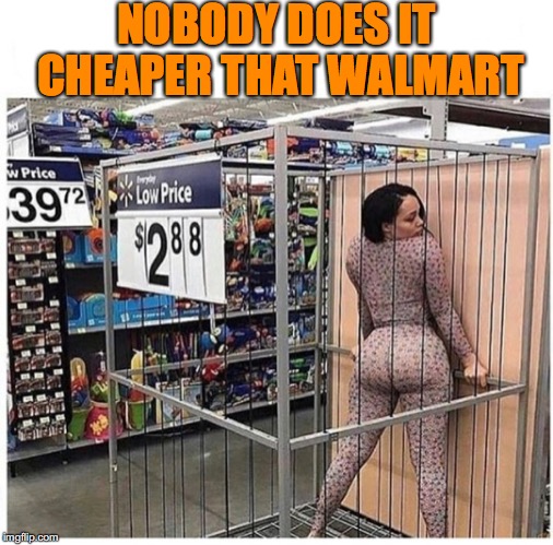 Back To School Special | NOBODY DOES IT CHEAPER THAT WALMART | image tagged in sexy woman,walmart,tights | made w/ Imgflip meme maker