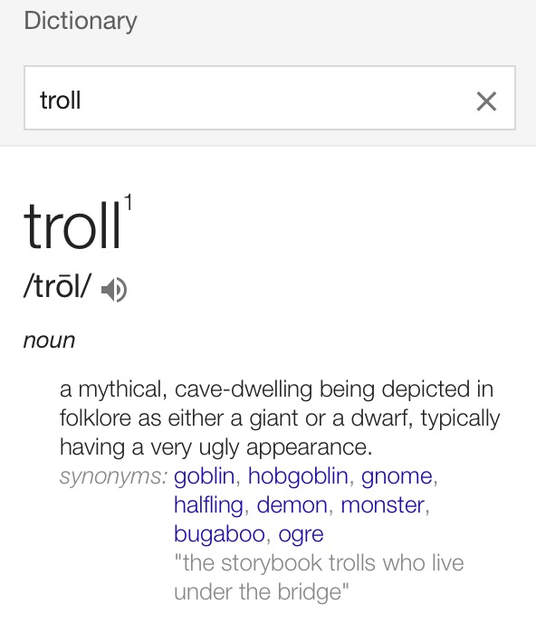 Troll definition Blank Meme Template