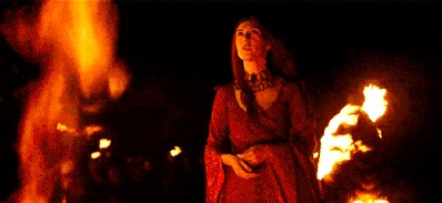 High Quality Melisandre night is dark and full of terrors Blank Meme Template