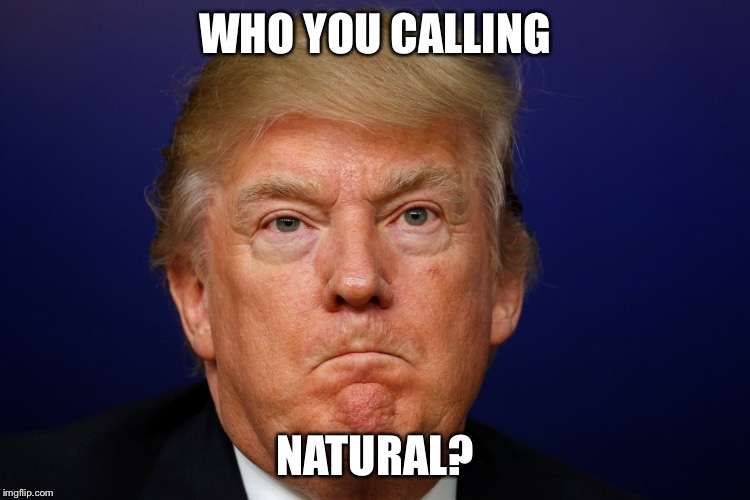 WHO YOU CALLING NATURAL? | made w/ Imgflip meme maker
