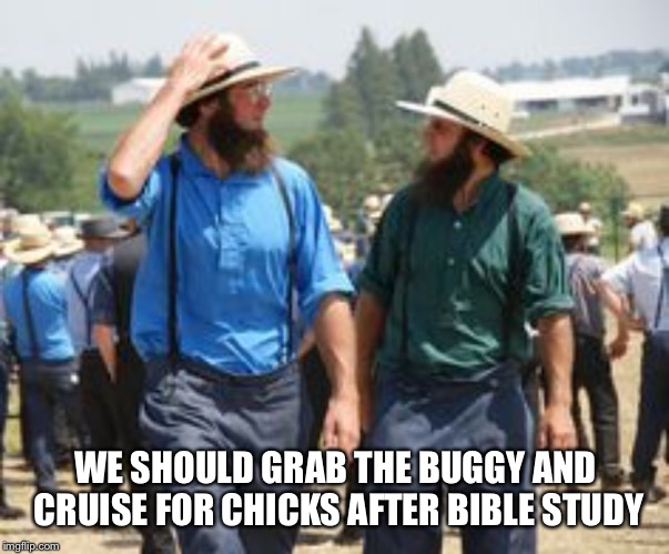 WE SHOULD GRAB THE BUGGY AND CRUISE FOR CHICKS AFTER BIBLE STUDY | made w/ Imgflip meme maker