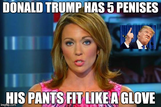 Why would the Media lie ? | DONALD TRUMP HAS 5 P**ISES HIS PANTS FIT LIKE A GLOVE | image tagged in real news network,donald trump,nsfw,unbelievable,sometimes | made w/ Imgflip meme maker