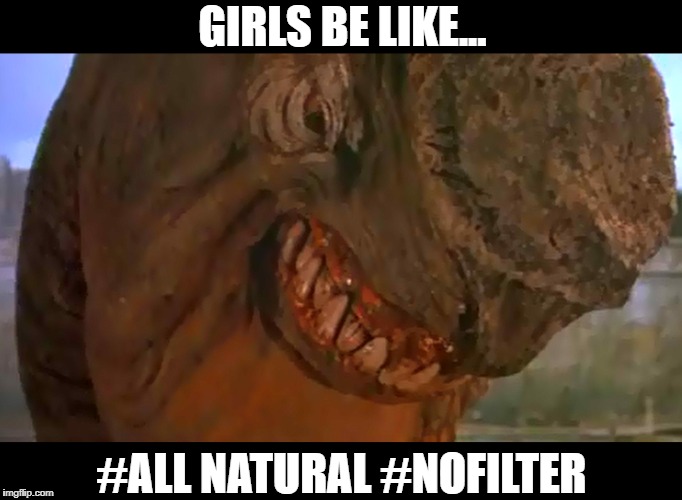 GIRLS BE LIKE... | GIRLS BE LIKE... #ALL NATURAL #NOFILTER | image tagged in willow,dragon,selfie,girls | made w/ Imgflip meme maker
