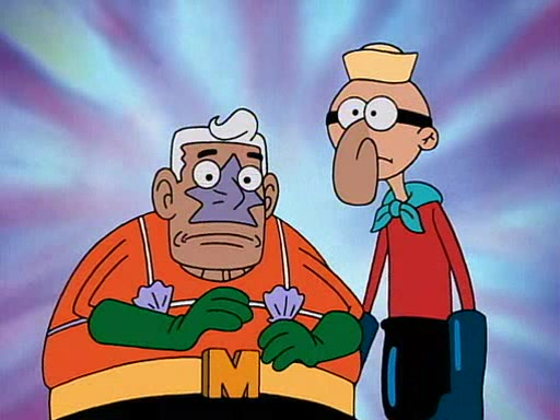 High Quality Mermaid Man and Barnacle Boy Blank Meme Template