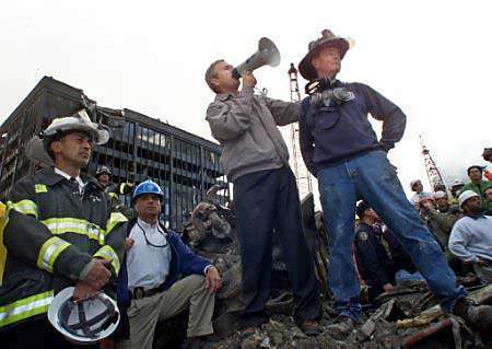 George Bush Ground Zero Blank Meme Template