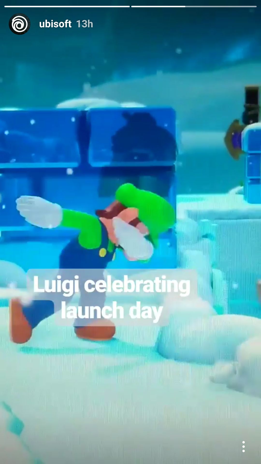 Luigi dabbing Blank Meme Template