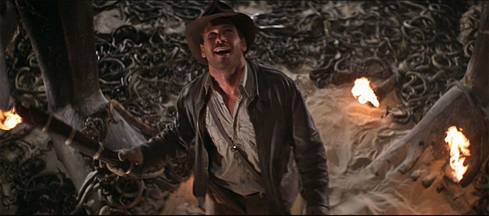 Indiana Jones and snakes Blank Meme Template