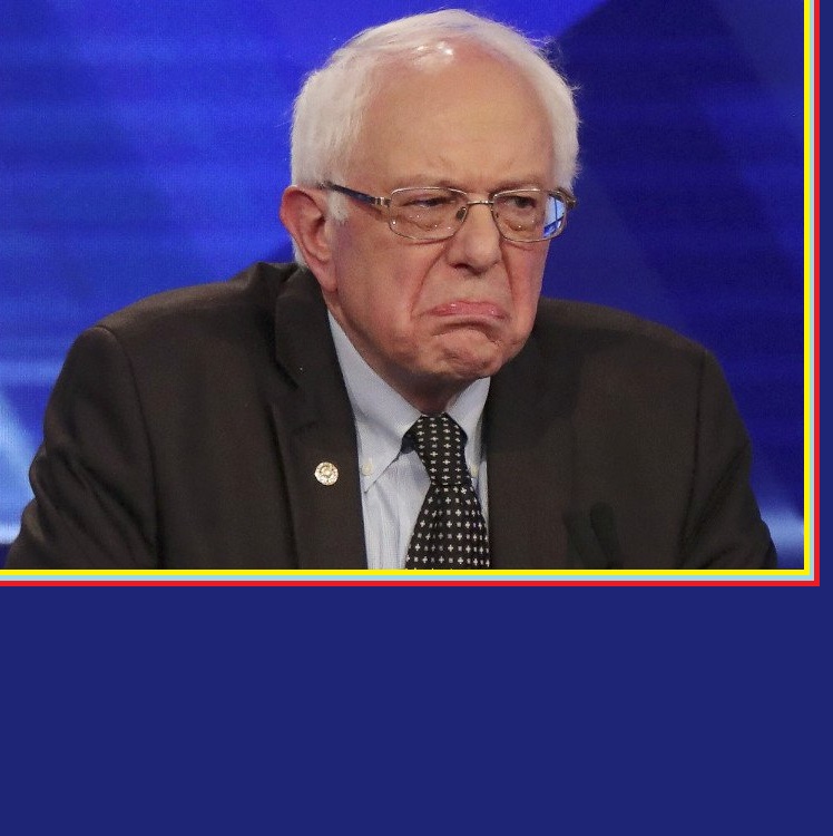 High Quality Bernie Sanders Suffers From Resting Bitch Face Blank Meme Template
