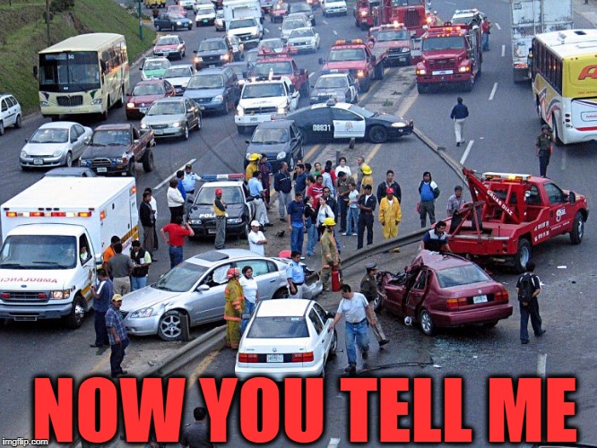NOW YOU TELL ME | made w/ Imgflip meme maker