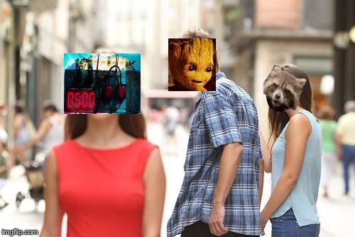 image tagged in groot's one true love | made w/ Imgflip meme maker
