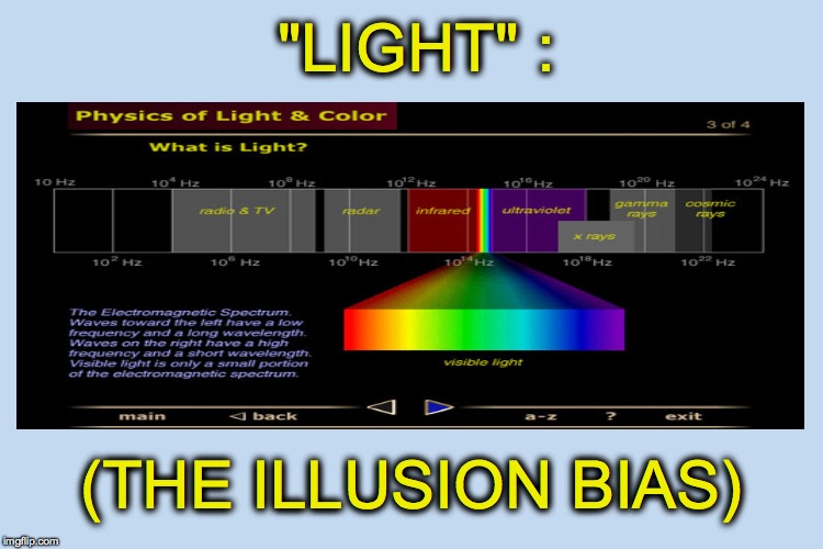 "LIGHT" :; (THE ILLUSION BIAS) | made w/ Imgflip meme maker