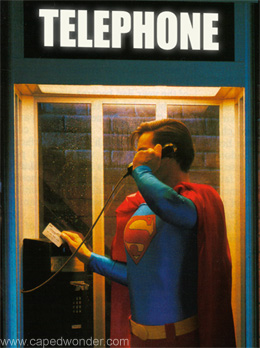 superman phonebooth Blank Meme Template