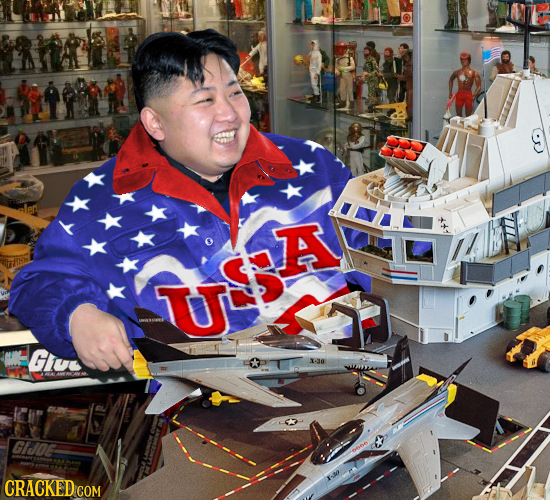 High Quality Kim Jong Un Loves America Blank Meme Template