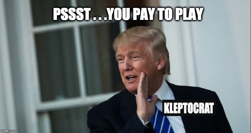 PSSST . . .YOU PAY TO PLAY | image tagged in memes | made w/ Imgflip meme maker