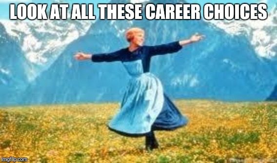 LOOK AT ALL THESE CAREER CHOICES | made w/ Imgflip meme maker