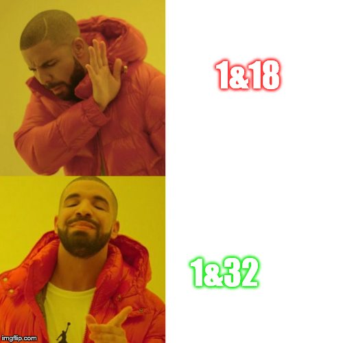 Drake Blank | 1&18; 1&32 | image tagged in drake blank | made w/ Imgflip meme maker