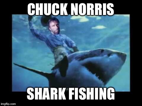 CHUCK NORRIS SHARK FISHING | made w/ Imgflip meme maker