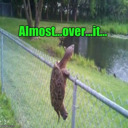 Almost...over...it... | made w/ Imgflip meme maker