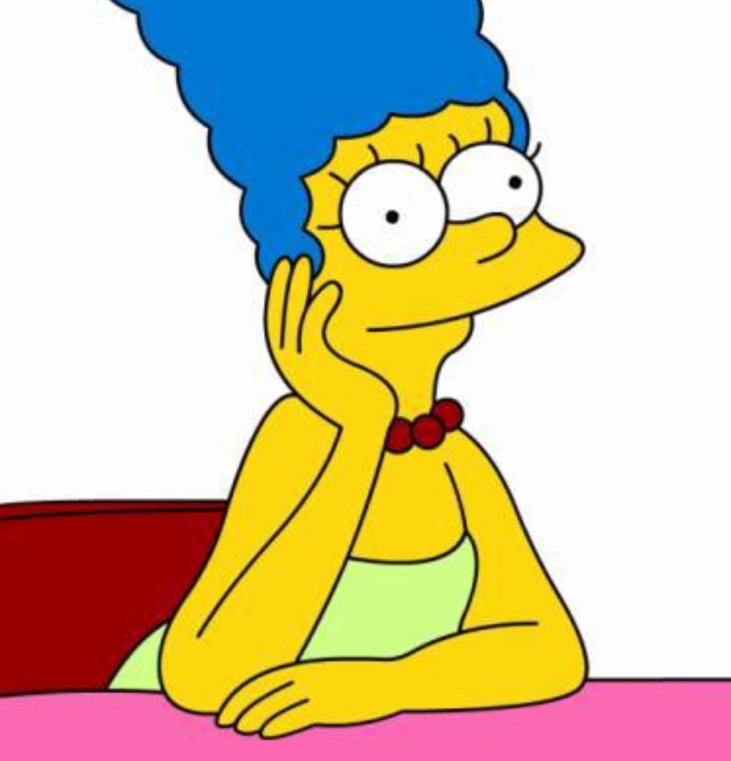 High Quality Marge Simpson waiting  Blank Meme Template