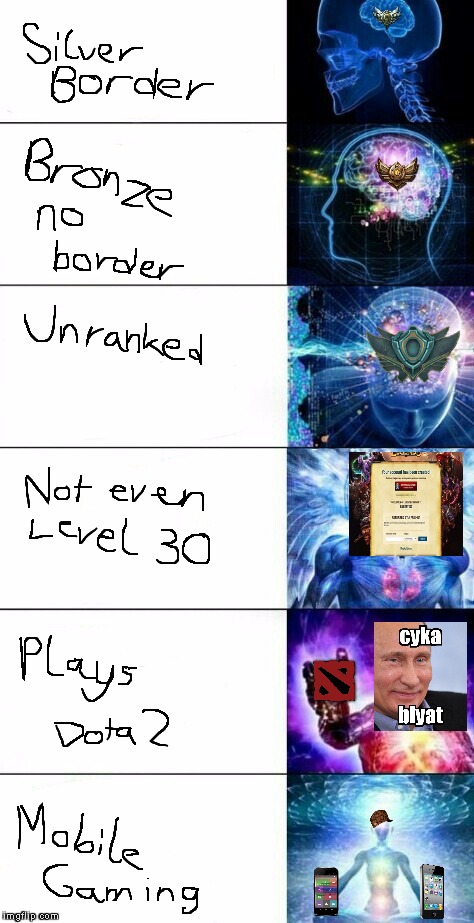 League of Legend borders | image tagged in human transcendence,scumbag | made w/ Imgflip meme maker
