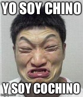YO SOY CHINO; Y SOY COCHINO | image tagged in jal | made w/ Imgflip meme maker