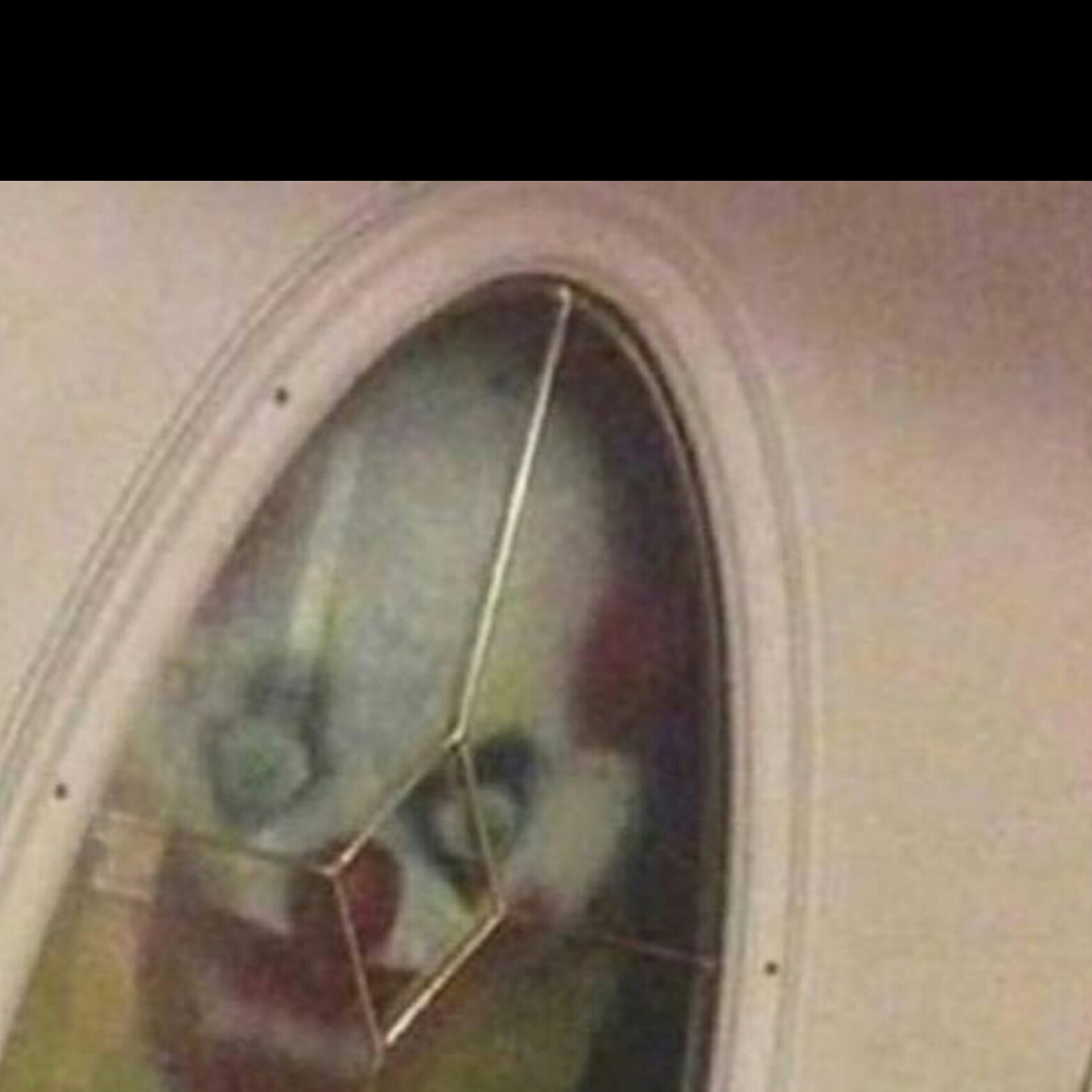 High Quality clown at the door Blank Meme Template