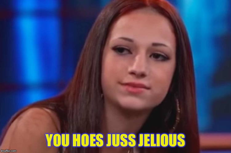 YOU HOES JUSS JELIOUS | made w/ Imgflip meme maker