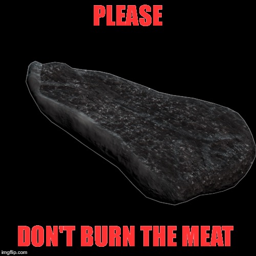 PLEASE DON'T BURN THE MEAT | made w/ Imgflip meme maker