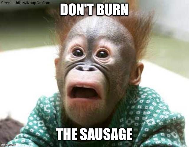 DON'T BURN THE SAUSAGE | made w/ Imgflip meme maker