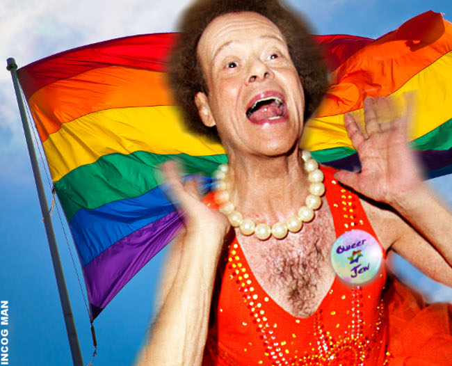 Richard Simmons Blank Meme Template