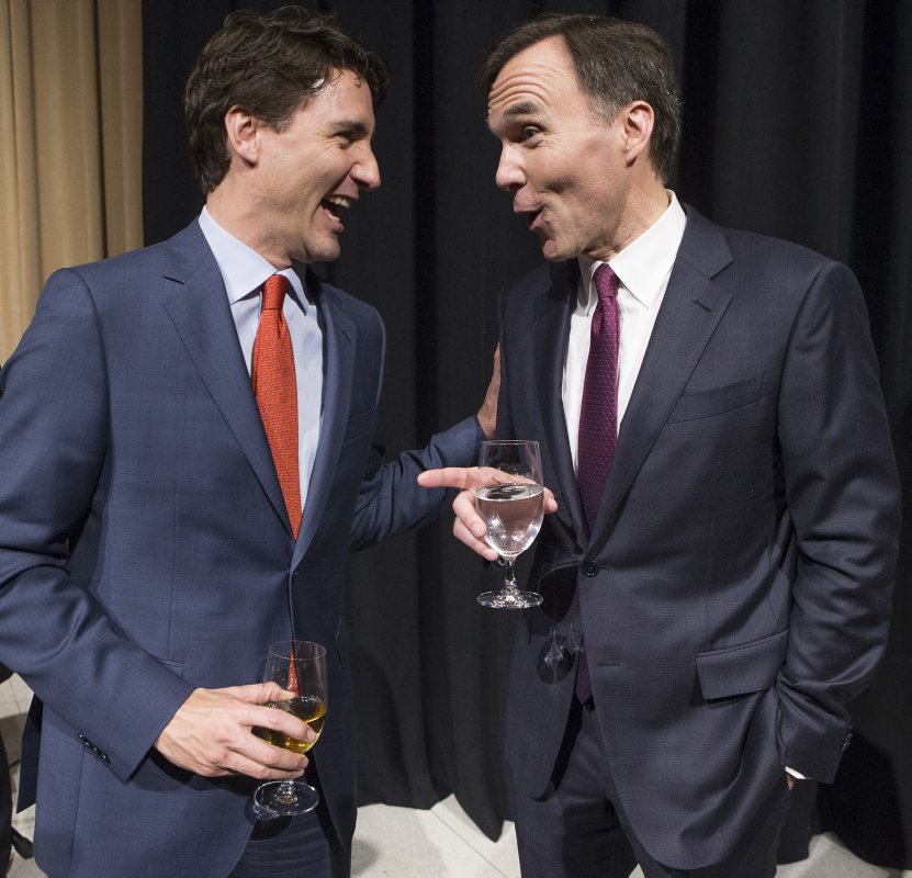 High Quality Trudeau and Morneau Blank Meme Template