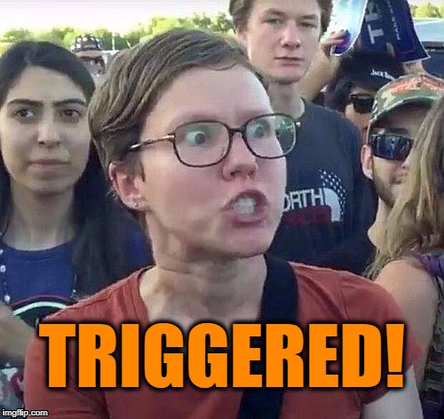 foggy | TRIGGERED! | image tagged in triggered feminist | made w/ Imgflip meme maker