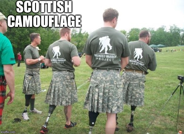 SCOTTISH CAMOUFLAGE | made w/ Imgflip meme maker