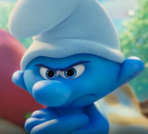Grouchy Smurf hates everything Blank Meme Template
