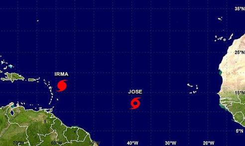 Hurricane Irma Jose Blank Meme Template